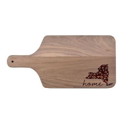 Floral Home State - New York Cutting Board
