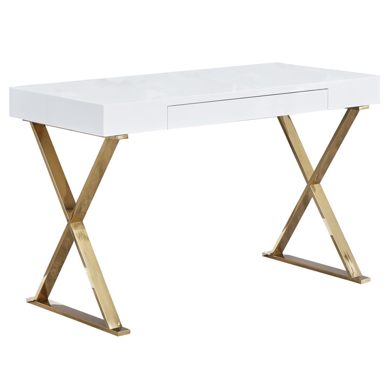 Bureau d'écriture Chelsey , Doré