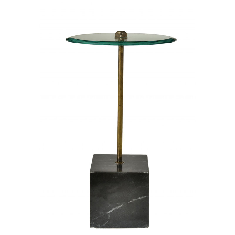 Zyron Glass Top End Table