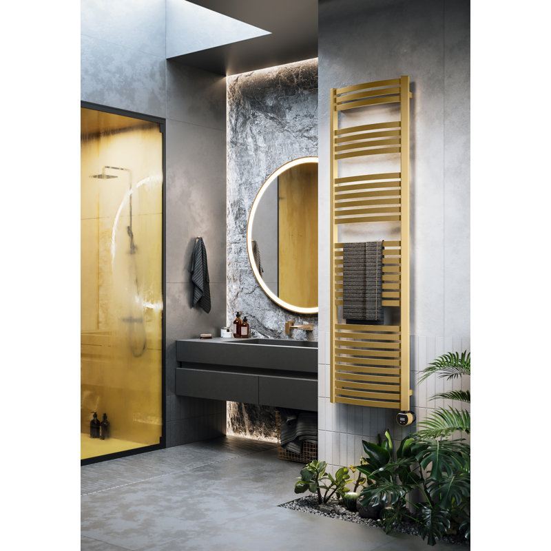 Electric Towel Rail, DEXTER 1760/500, Brass