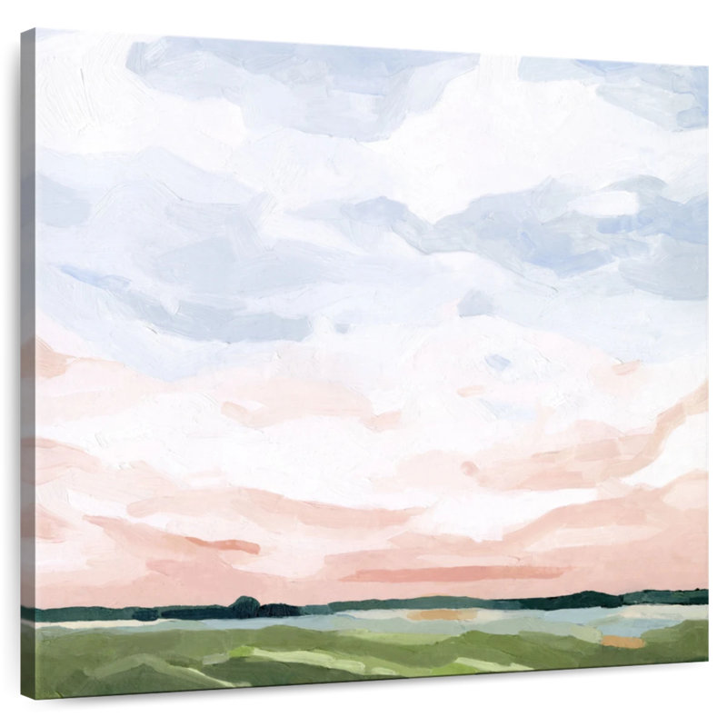Alvord, horizon du matin rose I, H 24 po x l 24 po