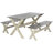 Marina 4 - Person Acacia Wood Patio Dining Set with Rectangular Table-38808255