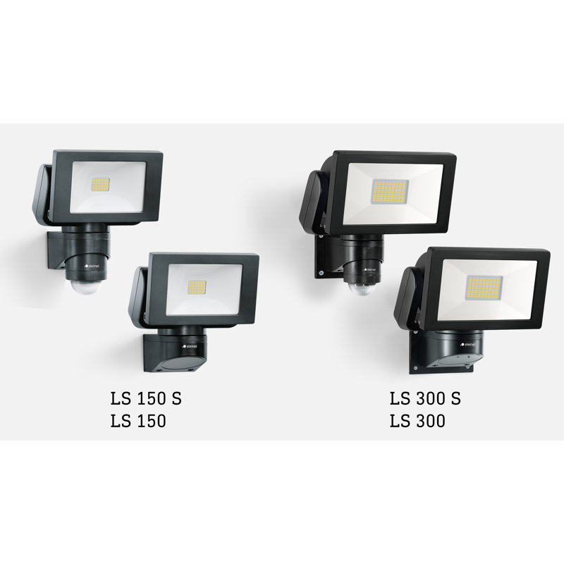 14.7-Watt LS 150 LED Outdoor Security Flood Light, Black