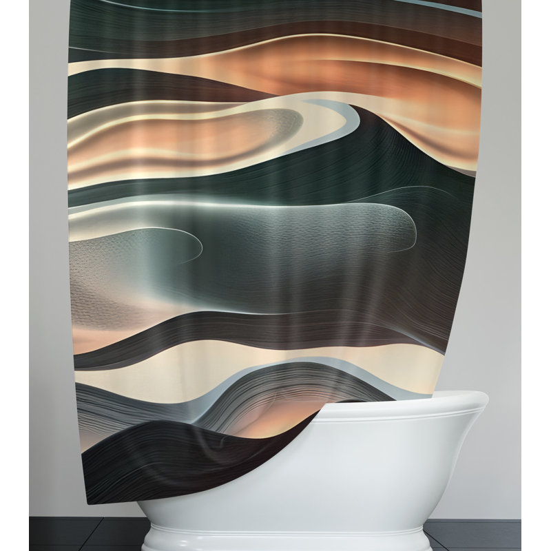 Rideau de douche Solenn, H 72 po x l 70 po