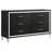 Black 6-Drawer Dresser Cabinet-2089205263