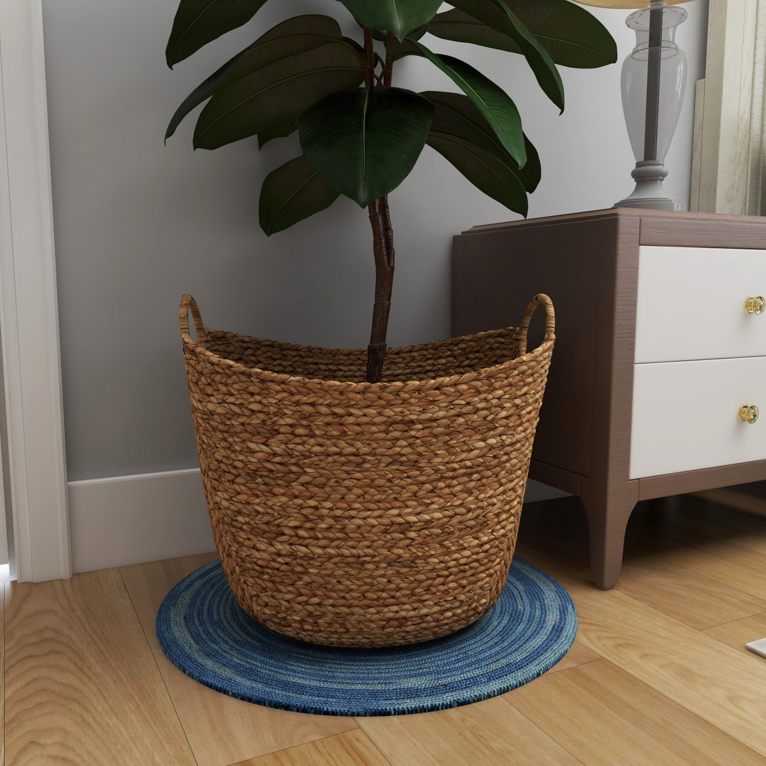 Breakwater Bay Sea Grass Wicker Basket & Reviews | Wayfair