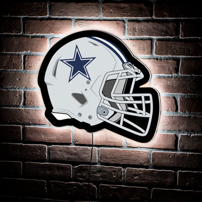 NFL LED Helmet Shaped Lighted Wall Sign