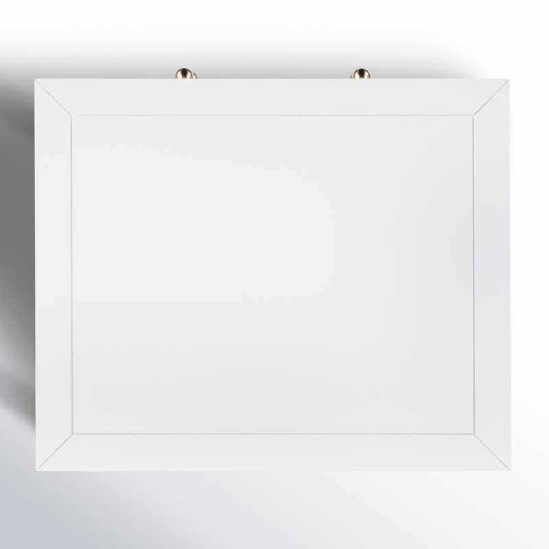 Nora 2-Drawer Nightstand, Smooth White