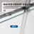 Uks13 56 In. To 60 In. W X 76 In. H Right-Side Opening Semi-Frameless Triple Bypass Sliding Shower Door With 5/16 In. (8Mm) Clear Glass In Chrome-121255067-121255070-121869876