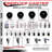 Rubber 10MM Threaded Stem Caster Set 2 Brakes SCC