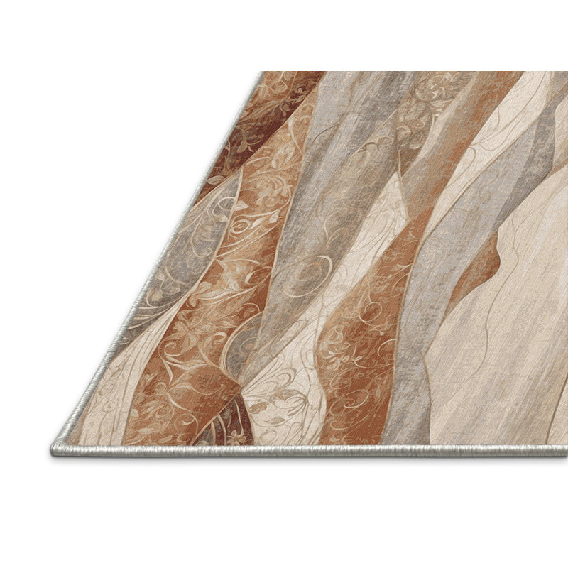 Erosive Lines Rug, Square 8'