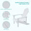 Chaise Adirondack en plastique Harb-1849433065