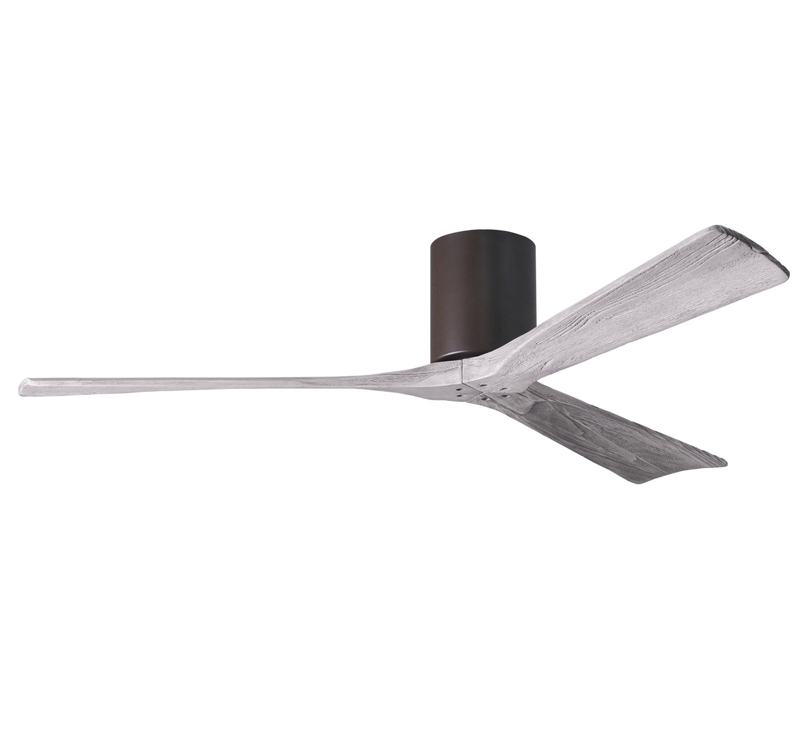 Olivier 3 Blade Ceiling Fan, Textured Bronze, Barn Wood Tone, 60"