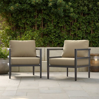 Morelia Club Chairs (Set Of 2) - Canvas Beige