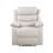 Beige Synthetic Leather Power Motion Recliner-637930035-637930036