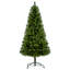 Arbre de Noël artificiel classique de 7 pi, 775 pointes, branches pleines, support en métal pliable, charnières faciles à installer pour des décorations de fêtes personnalisées, ignifuge, branches simples