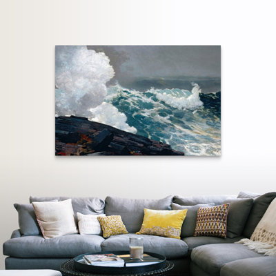'Northeaster' by Winslow Homer - Painting Print