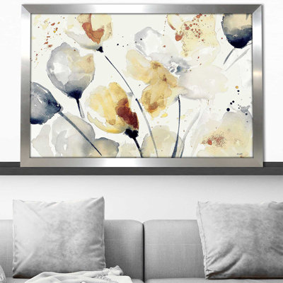 " Autumn Abstract Floral " by Lanie Loreth