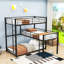Brott Kids Twin Over Twin Over Twin Bunk Bed