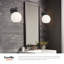 Applique murale 1 lumière pour salle de bain Castilla-66310688-66310689