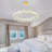 Crystal Ring Dimmable Chandelier-2072098559