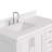 42.25'' Single Bathroom Vanity with Carrara Quartz Top-94668815