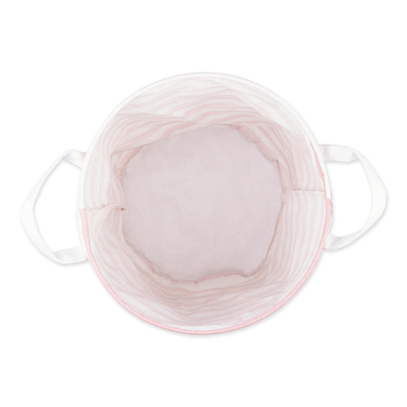 Fabric Laundry Hamper, Rose