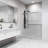 Houston 56-60" W x 76" H Sliding Frameless Shower Door with 3/8" Clear Glass-77317528