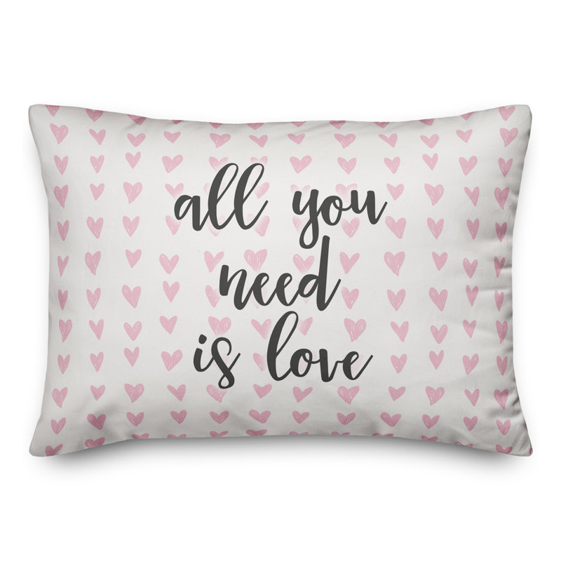  Coussin All All Need Is Love