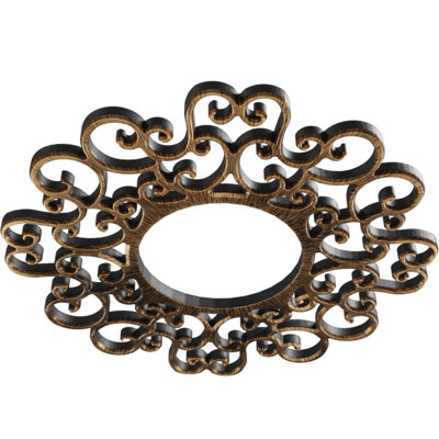 Médaillon de plafond architectural en PVC de qualité architecturale Reims 30 po x P 11,5 po x P 1 po