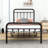 Athel Twin Metal Slat Headboard Bed
