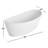 Dune 68'' x 34'' Freestanding Soaking Solid Surface Bathtub-22940783