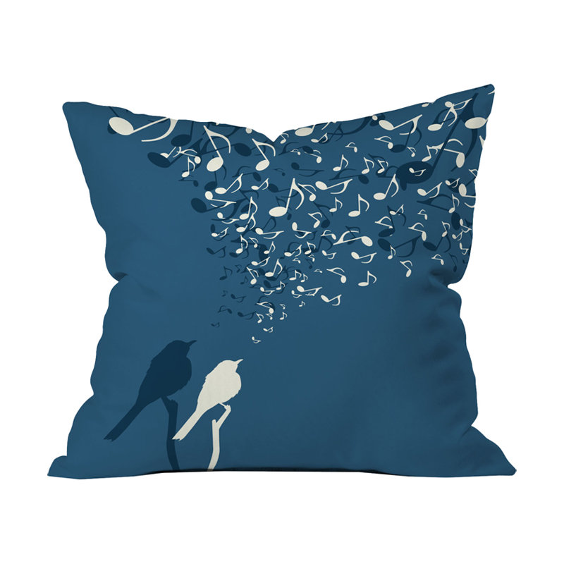 Coussin extérieur Belle Love Song, 20 po x 20 po