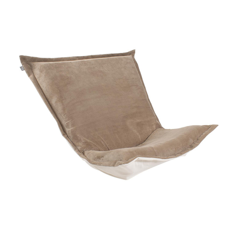 Puff Chair Cover & Cushion Pana , Sand/Natural