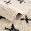 Tapis beige / noir à poils longs Adeewa-1864636451