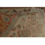 Tapis beige en laine noué à la main de conception unique 1910S 13 pi 8 po x 19 pi 10 po