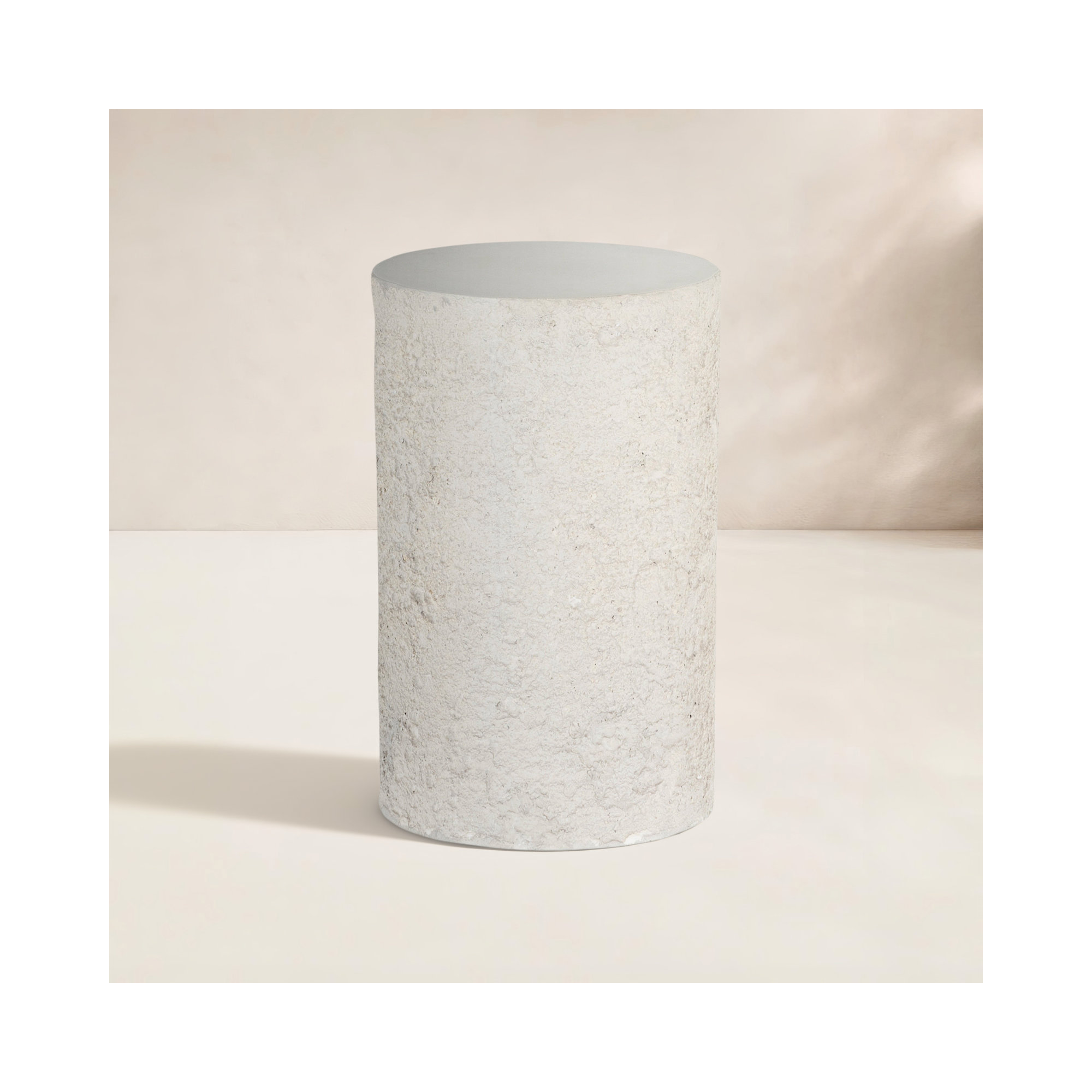 Hamish 13'' Stone Outdoor Side Table