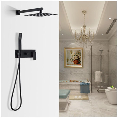 Système de douche complet pour salle de bain avec valve brute