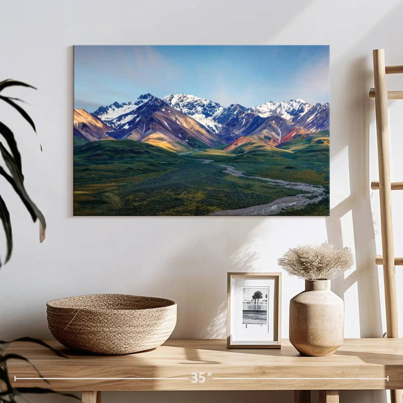 Alvord Denali, paysage de montagne, H 16 po x l 24 po