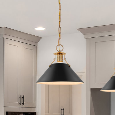 Luminaire suspendu conique à 1 lumière Rodarte