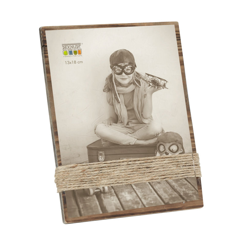 Finkel Single Picture Frame, Brown