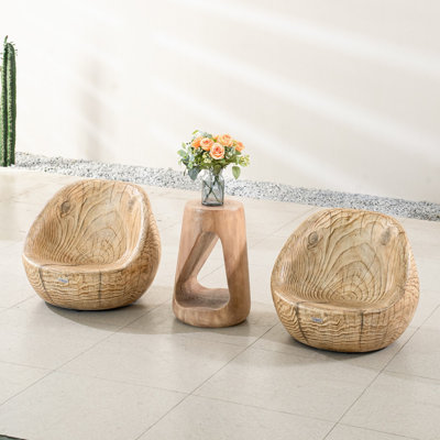 Terrafab 2-Person Patio Conversation Set