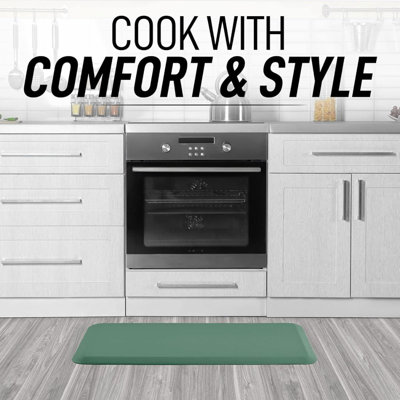 Zulay Home Anti Fatigue Floor Mat Thick Cushioned Comfortable Padded Kitchen Mats - 20X39