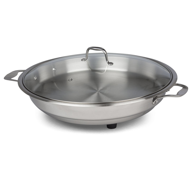 CucinaPro Electric Skillet with Glass Lid