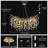10 - Light 36" Dimmable Tree Branch K9 Crystal Chandelier Modern Linear Kitchen Island Lights-1182214424