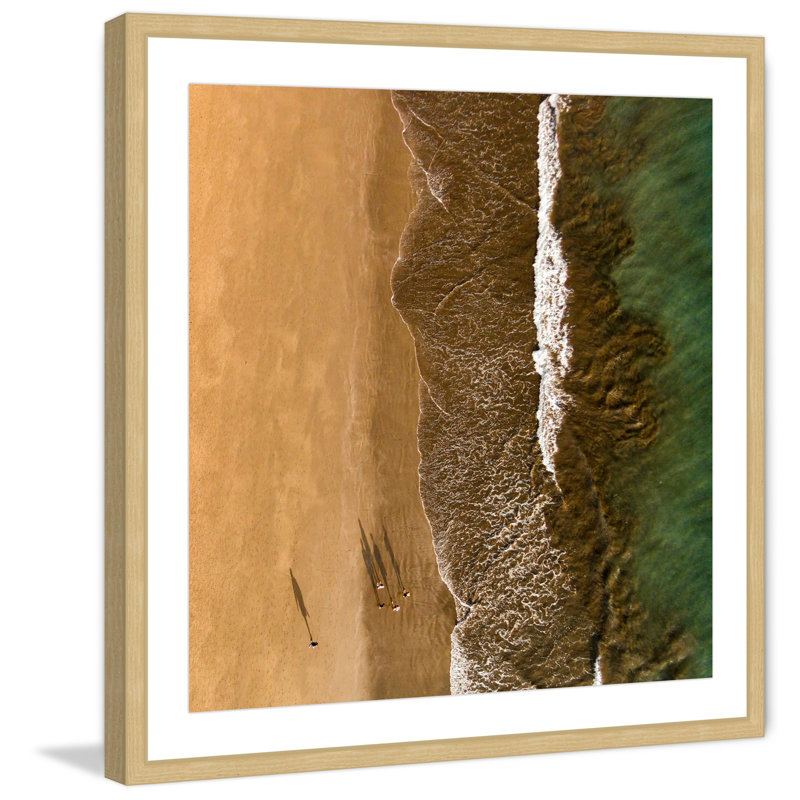 « le long de l’eau » par karolis janulis, reproduction d’art encadrée, H 24 po x l 24 po x P 1,5 po