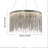 Cateno 19.7" Unique/Statement Drum LED Chandelier
