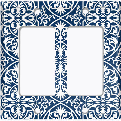 Plaque murale à bascule 2 bandes Vintage Elegant Tile