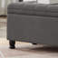 Banc de rangement rembourré capitonné-2112270487