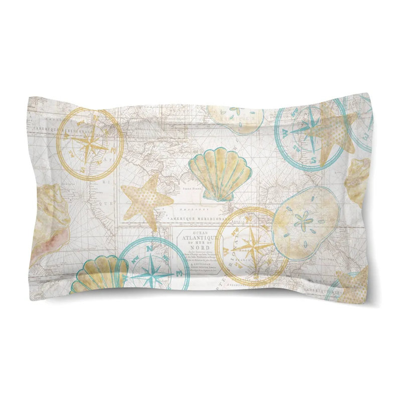 Taie décorative standard Laural Home Look to the Sea, Taie décorative de très grande taille